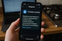 Мошенники выманивают деньги, представляясь газовой службой в Telegram