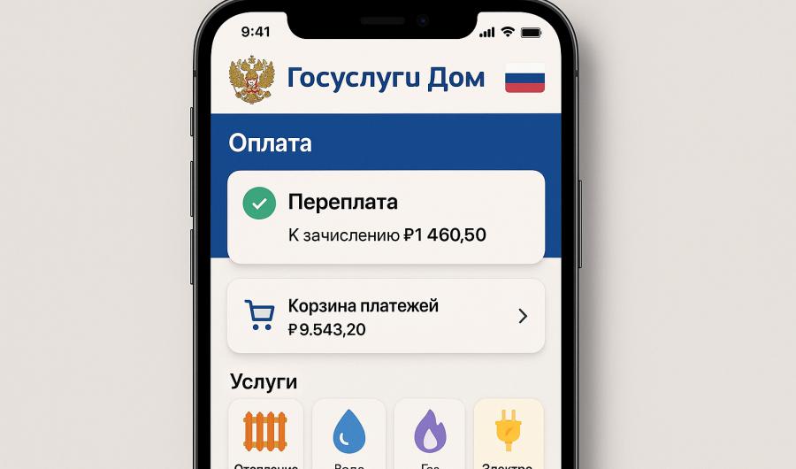 В приложении «Госуслуги Дом» стало ещё удобнее оплачивать счета за ЖКУ
