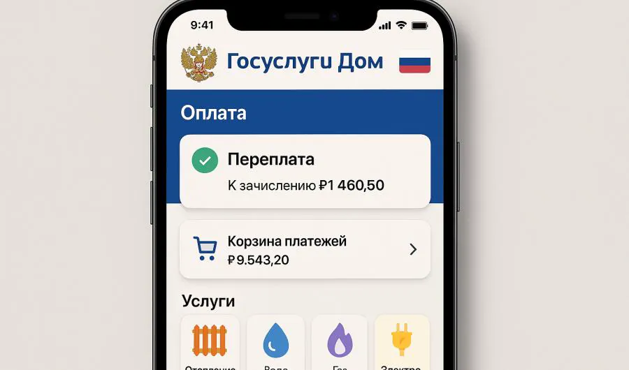 В приложении «Госуслуги Дом» стало ещё удобнее оплачивать счета за ЖКУ