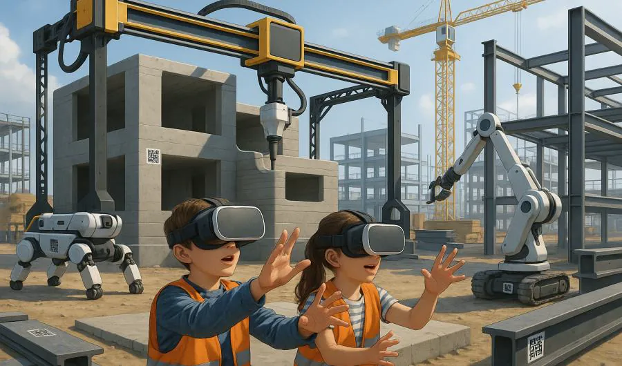 Роботы, метки и 3D-печать: как стройотрасль России осваивает технологии будущего
