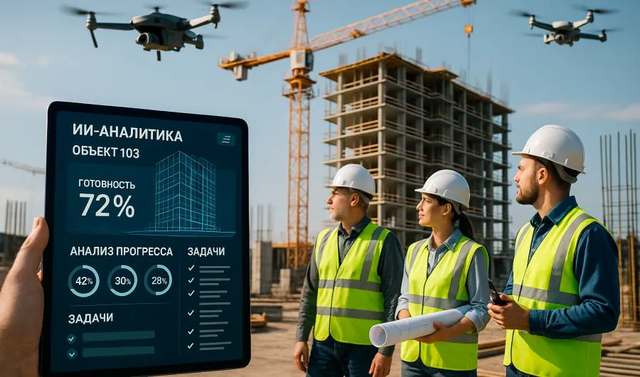 «Цифровой бригадир» контролирует объекты в реальном времени