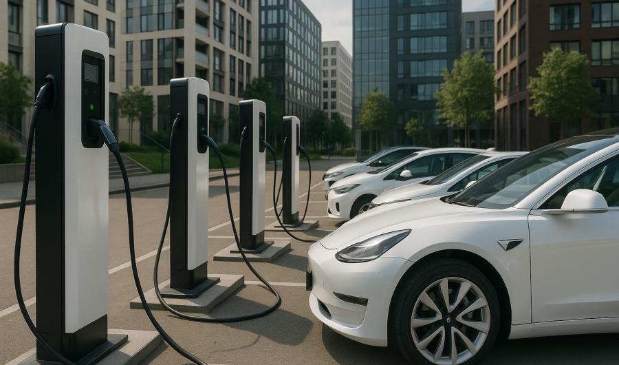 В России утвердили новые нормативы парковок с зарядками для электромобилей