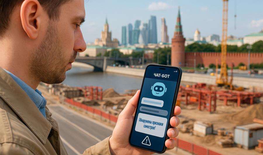 Более 5,4 тыс. москвичей проверили законность строительства через чат-бот «Самострой.net»