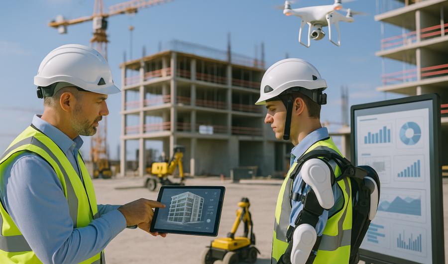 Как технологии BIM, ИИ и роботы меняют строительную отрасль