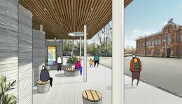 В Томске установят первую в России 3D-печатную автобусную остановку из бетона