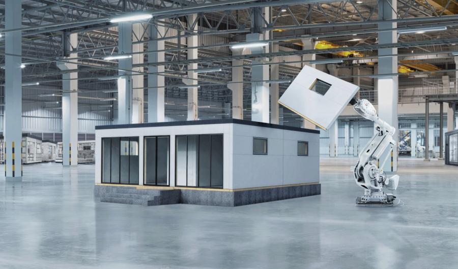 В Москве открылся крупнейший в мире роботизированный завод модульного домостроения