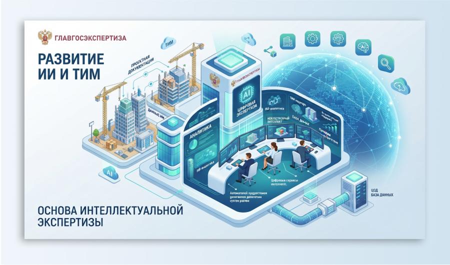 Главгосэкспертиза расширяет применение ИИ: цифровые сервисы становятся частью строительной экспертизы