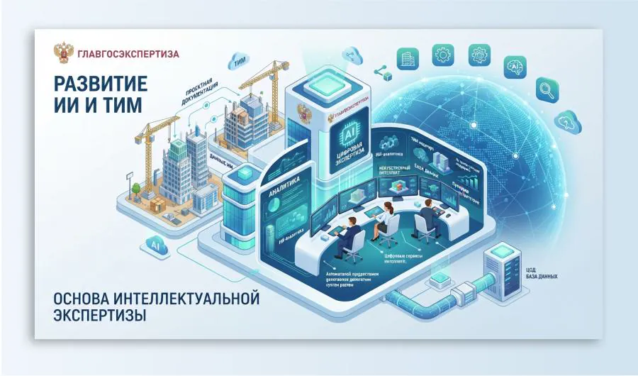 Главгосэкспертиза расширяет применение ИИ: цифровые сервисы становятся частью строительной экспертизы