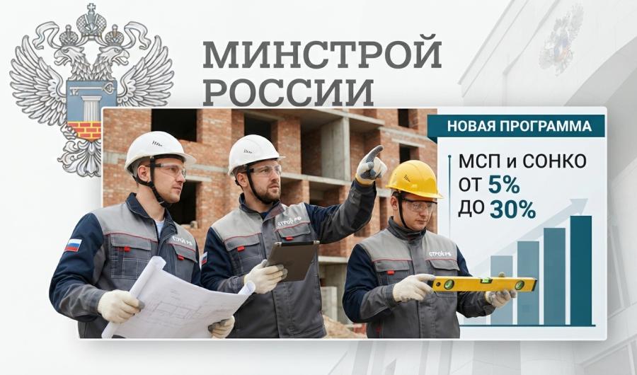 Минстрой предлагает ограничить обязательную долю МСП в строительном субподряде 30%