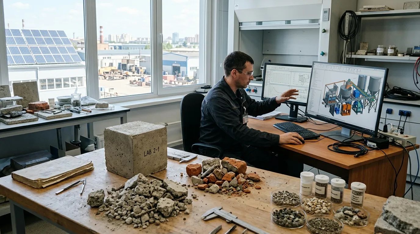 От строительного лома к новым материалам: как ГГНТУ объединяет технологии бетона, BIM и искусственный интеллект