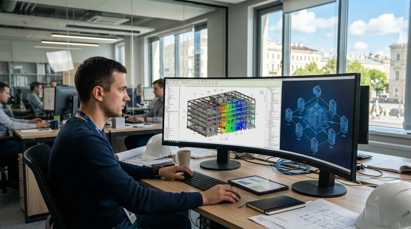 АСКОН обновил Pilot: кластерная обработка IFC, облака точек и инструменты проверки BIM-моделей
