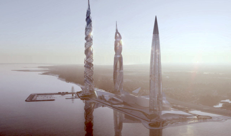 В Петербурге появятся два новых небоскреба высотой 555 и 703 метров